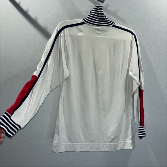 Vintage 90s Retro Vintage Tommy Hilfiger Long Sleeve Stripe Collar Shirt Large - Picture 7 of 9